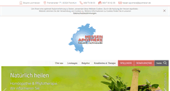 Desktop Screenshot of hessen-apotheke-frankfurt.de
