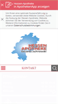 Mobile Screenshot of hessen-apotheke-frankfurt.de
