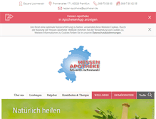 Tablet Screenshot of hessen-apotheke-frankfurt.de